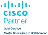 Cisco Gold Colab Blue Cropped